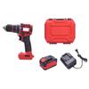 Taladro manual sin escobillas con batería de litio, destornillador eléctrico doméstico, taladro de impacto multifunción, herramienta de perforación, taladro de pistola