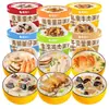 Sheng Er Avena Instantánea, Desayuno Nutritivo y Snack de Medianoche Listo para Comer, Avena Conveniente sin Hervir, Avena Liofilizada, Avena con Huevo y Carne Magra
