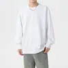 Camisetas Holgadas de Color Sólido con Cuello Redondo, Versátiles y Casuales, de Manga Larga para Hombre y Mujer, Marca Americana Trbottomy, con Camisetas de Base