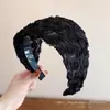 Diadema de estilo de cabello para la frente de caña alta 2026, versátil con dientes para un agarre antideslizante, diadema para lavarse la cara, colección de accesorios para el cabello para mujeres