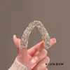 Pinza de Garra en Forma de V Tendencia Nuevo Gama Alta Pedrería Peinado Semi-Recogido Accesorios para el Cabello de Mujer Pinza Vertical Pinza para Cola de Caballo