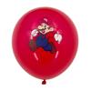 Juego Super Mary Dibujos Animados Mario Globo de Látex de Película de Aluminio Decoración para Diseño de Fiesta de Cumpleaños Infantil
