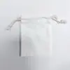 Bolsa con Cordón de Algodón Puro Ecológica Joyería Bolsa de Almacenamiento de Joyería Bolsa de Lona de Lino de Algodón de Bambú Bolsa de Regalo