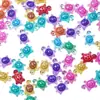 Decorações de Arte de Unha de Tartaruga Glow-In-The-Dark Tendência Resina Strass Acessórios para Unhas Materiais DIY Pequenos Acessórios