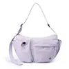 Bolso Cruzado de Nailon Casual Japonés para Mujer, Gran Capacidad, Múltiples Bolsillos, Bolso de Hombro Ligero, para Exteriores y Viajes Diarios, Bolso Tipo Dumpling, Multicolor