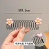 Pente de Cabelo Infantil de Desenho Animado de Verão, Ferramenta de Penteado para Arrumar a Franja, Acessório de Cabelo para Meninas, Pente Grampo de Cabelo para Parte de Trás da Cabeça