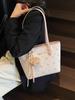 Comércio Exterior Atacado Bolsa de PU Grande Capacidade Bolsa Tote Feminina 2025 Nova Versátil para o Dia a Dia Bolsa de Ombro de Alta Qualidade