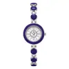 Reloj de cuarzo de lujo de alta calidad para mujer, reloj de pulsera redondo moderno y a la moda, adecuado como accesorio o regalo