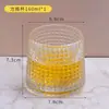 Copo Coqueteleira Copo Térmico Taça de Vinho Copo Giratório Copo de Bebida Alcoólica Copo de Vidro Estilo Ins Copo Giratório para Whisky com Porta-Copo