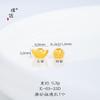 Pu Zuojiu não desbota acessórios foscos diy lingote fortuna cabaça Nafu Xiangyun com furo pulseira colar com contas