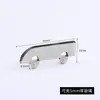 Polea para Puerta de Vidrio de 5 mm Gabinete Vitrina Rodillo para Puerta Deslizante Acero Inoxidable Rueda de Cobre Estantería Rueda para Puerta Deslizante de Vidrio