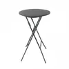 Mesa redonda pequena para jantar transfronteiriça mesa de jantar portátil mesa redonda dobrável para casa mesa redonda de bar mesa simples de pernas altas para exterior
