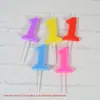 Vela Digital Colorida Infantil Grande Celebridade da Internet TikTok Presente de Aniversário Festa Layout Criativo Infantil Cena Romântica