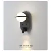 Lámpara de pared para sala de estar nórdica, moderna, minimalista, creativa y única, forma redonda, adecuada para escalera, pasillo, dormitorio, mesita de noche, luminaria de diseñador