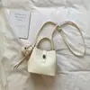 Bolso de Mujer Elegante de Alta Apariencia de Shuai Mi, Nuevo Bolso Cruzado de Cubo Estilo Coreano Simple, Bolso de Hombro para Viaje de Primavera 2026