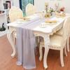 Estilo Europeu e Americano Transfronteiriço Amazon Chiffon 100D Caminho de Mesa Decoração de Casamento Mesa de Assinatura de Luxo