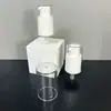 Suministrado directamente por el fabricante, Bomba de polvo de cobertura total AS 20 dientes cabezal de bomba de material de empaque cosmético para base, crema BB, corrector y crema de maquillaje