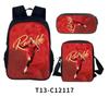 Mochila de Dibujos Animados de Venta Caliente Transfronteriza Batman Batma Mochila Escolar Bolso de Hombro Estuche para Lápices Juego de Tres Piezas