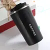 Taza de Café de Segunda Generación para Comercio Exterior, Termo de Acero Inoxidable 304, Taza de Regalo, Logo Personalizado, Taza Portátil para Coche al por Mayor