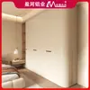 Armario de Aleación de Aluminio para Dormitorio Moderno y Sencillo, Armario de Aluminio Personalizado para Toda la Casa, Gabinete de Vestidor de Gran Capacidad de Una Puerta a Techo
