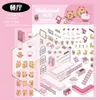 Pegatinas de Paisajismo 3D de Dibujos Animados, Pegatinas de Escena Estéreo para Manualidades DIY, Niños, Manual de Ins, Apilamiento Visual en Miniatura, Descompresión