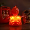 Enfeites Decorativos de Halloween, Esqueleto, Velas Eletrônicas, Lanternas de Abóbora, Adereços para Festa de Halloween, Castiçais, Lanternas de Abóbora
