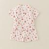 Ropa para Niños Huzhou Zhili Conjunto de Verano para Niños Estilo Coreano Algodón Puro Bebé de un Año Mangas Cortas Ropa Delgada de Verano para Niños