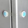 Cerradura protectora larga para cajón de seguridad para bebés, con diseño de oso sonriente, antipellizcos, para puerta de gabinete, cerradura de seguridad para niños
