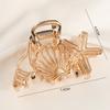 Pinza para el cabello transfronteriza, pinza para el cabello de aleación galvanizada, accesorios para el cabello con parte posterior, moda simple, estilo coreano para mujeres, pinza para el cabello Dafa Grab Stall