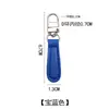 Tirador de cremallera metálico desmontable con colgante de piel sintética para mochilas, carteras, ropa, zapatos, equipaje y accesorios de cremallera