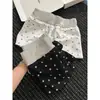 Shorts de pijama a rayas de estrella estilo americano picante para niñas, shorts de verano cómodos con cordón, pantalones deportivos para casa adecuados para usar al aire libre