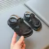 Sandalias Infantiles, Nuevo Estilo de Verano, Zapatos de Playa para Niños de Punta Cerrada, Zapatos para Niños Pequeños de Suela Suave, Zapatos Sencillos con Calados para Niñas