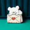 Nueva línea de arte de cachorros, serie de animales, broches, accesorios, insignias de acrílico de dibujos animados, decoraciones versátiles para ropa y bolsos