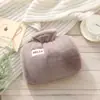 Bolsa de agua caliente de peluche linda de PVC para llenar de agua, doble bolsa de agua caliente para manos, tesoro cálido, tesoro para calentar manos, bolsa para calentar el vientre, compresa caliente para el vientre