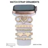 Adecuado para hebilla de Apple Watch Correa de silicona con banda de reloj incrustada de diamantes Hebilla de pasador de diseño original para iWatch