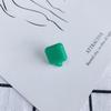 Accesorios de joyería DIY, venta al por mayor, nuevos pendientes acrílicos geométricos cuadrados de color, accesorios, colgante, aguja de plata 925