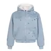 Chaqueta de Invierno para Hombre Ares Estilo Americano Corte Limpio Bordado de Cristal de Hielo Talla M Tallado de Montaña Forro Polar Cuello de Piel Cálido