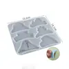 Molde de silicona para resina epoxi de gota de cristal DIY, joyería, horquilla para el cabello, accesorios para el cabello, horquilla hecha a mano, joyería, molde de silicona, producción de personalidad