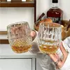 Copos de uísque de alta qualidade, luxo leve, vidraria gravada criativa para uso doméstico, conhaque, destilados importados e copos de cerveja