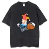 Balatro Juego Tarjeta Payaso Accesorios Harajuku Camisa Lavada Camiseta Retro Harajuku Divertido Streetwear Manga Corta