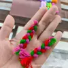 Lindos Accesorios de Pelo Trenzado de Lana para Muñecas, Trenzas de Felpa de Cachemir, Adornos de Borlas, Bolas de Felpa