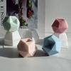 Molde de Silicona para Vela Aromática de Bola Rombo Geométrico DIY Molde para Hornear Pastel Mousse Cubo de Rubik Molde para Jabón Hecho a Mano