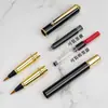 Pluma de Caligrafía con Pelo de Lobo, Punta Suave, Recargable, Adecuada para Calcar y Practicar Escritura, con Tinta Incorporada
