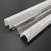 Pantalla de PC Extruida para Lámpara Cubierta de Panel para Canal de Tira de LED Blanca Leche Difusor de Tira de Luz Dura Accesorios de Iluminación para Tubo de Lámpara