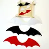 Tela de Fieltro Alas de Murciélago Diablo Accesorios Hechos a Mano DIY Disfraz de Halloween Material de Decoración para Pasador de Vampiro
