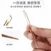 Pinzas para Cejas Tw08Ak Pinzas Negras Chapadas en Oro para Puntos Negros con Caja de Almacenamiento para Eliminar Vello y Pelo Blanco Pinzas de Belleza
