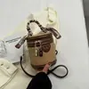 Atacado de fábrica moda verão bolsa de balde a tiracolo nova bolsa de ombro feminina bolsa de mão popular transfronteiriça