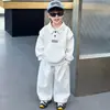 Conjunto de Sudadera de Otoño para Niños, Estilo Coreano, Moderno, Nuevo Conjunto de Primavera y Otoño 2026 para Niños, Conjunto Casual de Moda de Dos Piezas para Niños