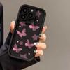 Capa Borboleta Degradê Adequada para iPhone 17 Pro Max, iPhone 16, Acabamento Fosco para iPhone 17, Premium para iPhone 14/15, Recortes Precisos para iPhone 13
