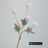 Amazon Color Otoñal Flor Artificial Crisantemo Bola de Diente de León de 5 Cabezas Decoración para el Hogar Mesa de Comedor Entrada Arreglo de Boda Flor Artificial